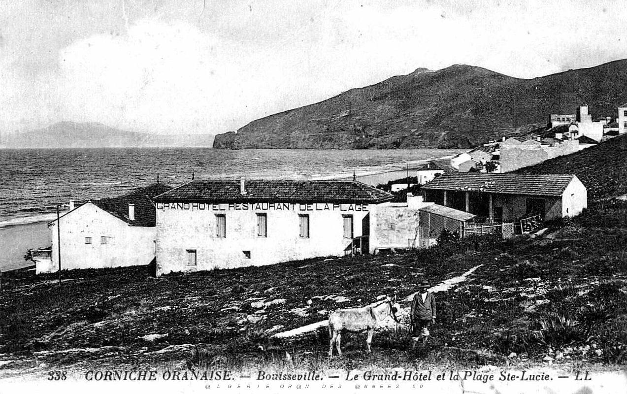 Bouisseville - Le Grand Hotel et la Plage Sainte Lucie.JPG